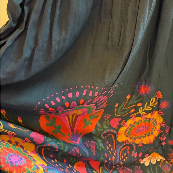 Natural Life Bailey Maxi Dress Floral Navy Folk Garden M Medium - Picture 6 of 12